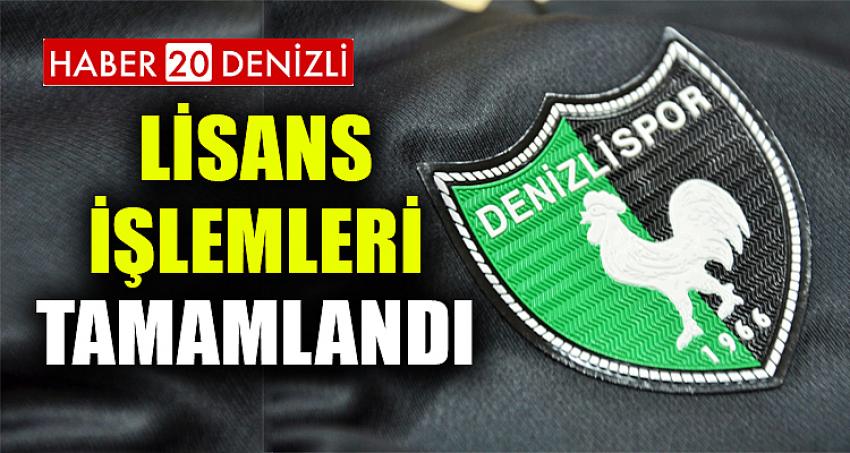 LİSANS İŞLEMLERİ TAMAMLANDI