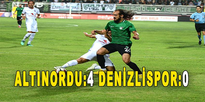 ALTINORDU:4- DENİZLİSPOR:0