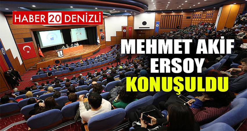 PAÜ’de Düzenlenen Panel ile Mehmet Akif Konuşuldu