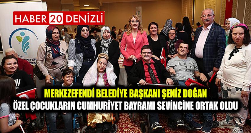 Merkezefendi Belediye Başkanı Şeniz Doğan ÖZEL ÇOCUKLARIN CUMHURİYET BAYRAMI SEVİNCİNE ORTAK OLDU