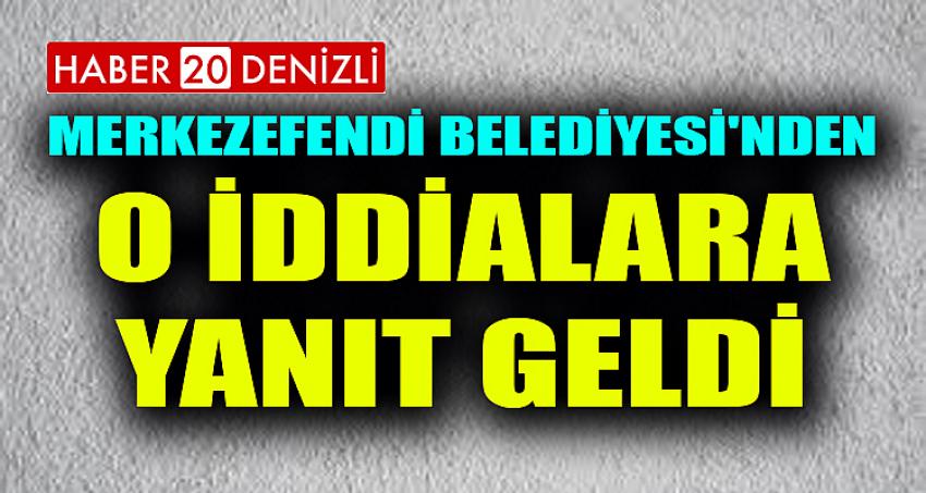 Merkezefendi Belediyesi'nden O İddialara Yanıt Geldi