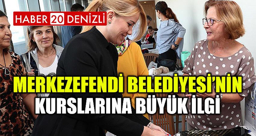 MERKEZEFENDİ BELEDİYESİ’NİN KURSLARINA BÜYÜK İLGİ