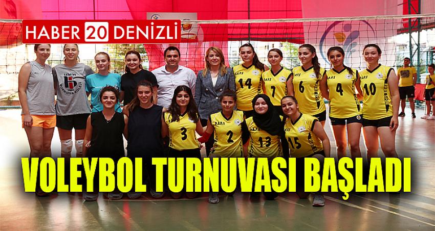 VOLEYBOL TURNUVASI BAŞLADI