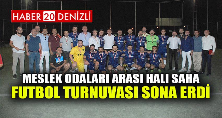 Meslek Odaları Arası Halı Saha Futbol Turnuvası Sona Erdi