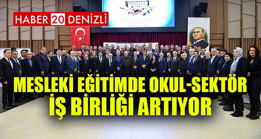 Mesleki Eğitimde Okul-Sektör İş Birliği Artıyor