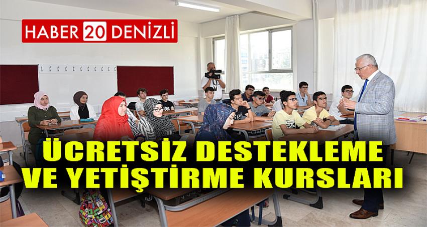 Ücretsiz Destekleme ve Yetiştirme Kursları