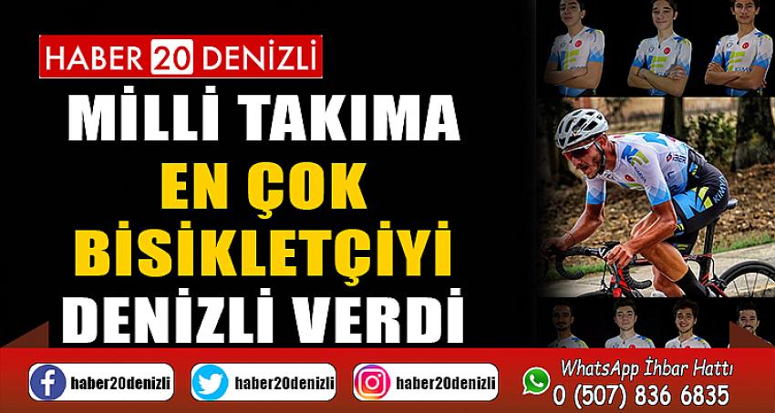 Milli takıma en çok bisikletçiyi Denizli verdi