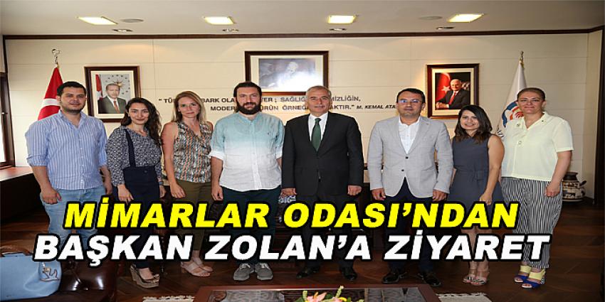 MİMARLAR ODASI'NDAN BAŞKAN ZOLAN'A ZİYARET