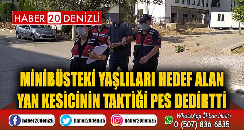 Minibüsteki yaşlıları hedef alan yan kesicinin taktiği pes dedirtti