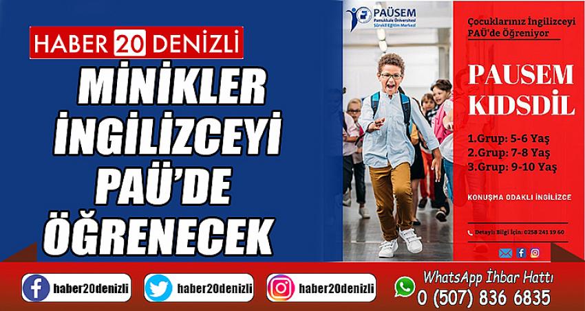 Minikler İngilizceyi PAÜ’de öğrenecek