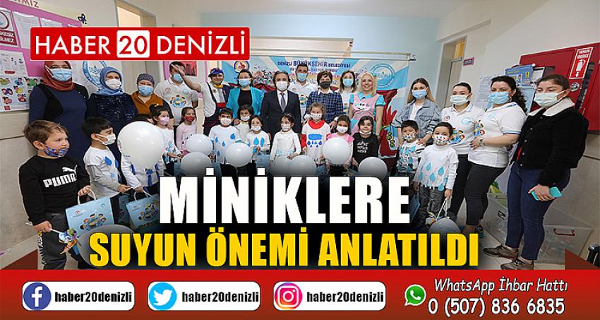 Miniklere suyun önemi anlatıldı