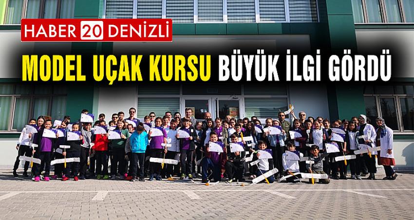 MODEL UÇAK KURSU BÜYÜK İLGİ GÖRDÜ