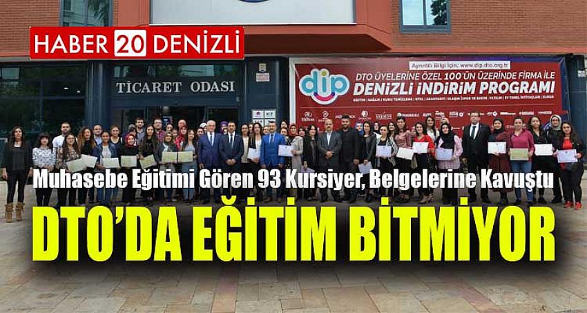 DTO’DA EĞİTİM BİTMİYOR