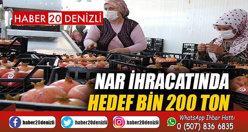 Nar ihracatında hedef bin 200 ton