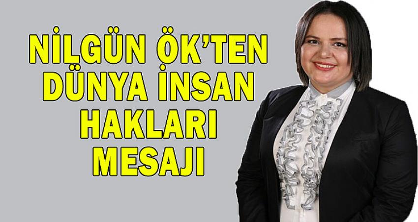 NİLGÜN ÖK'TEN DÜNYA İNSAN HAKLARI MESAJI