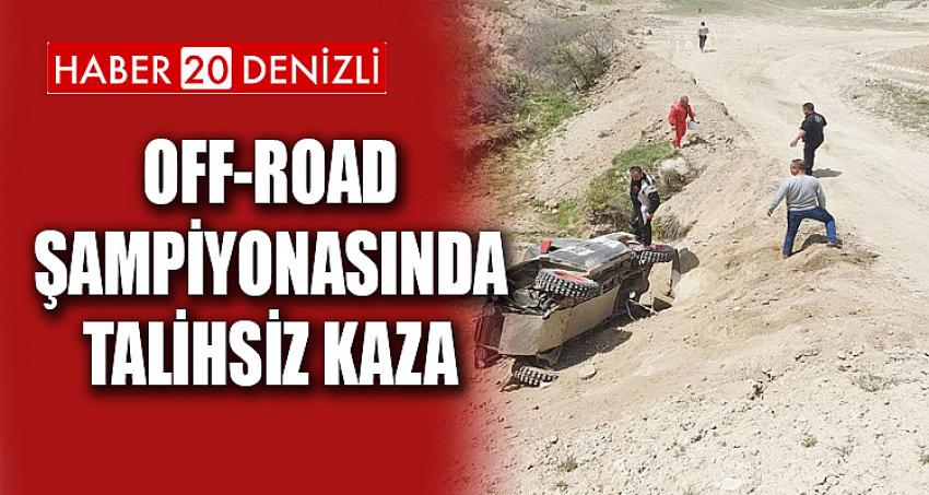 OFF-ROAD ŞAMPİYONASINDA TALİHSİZ KAZA