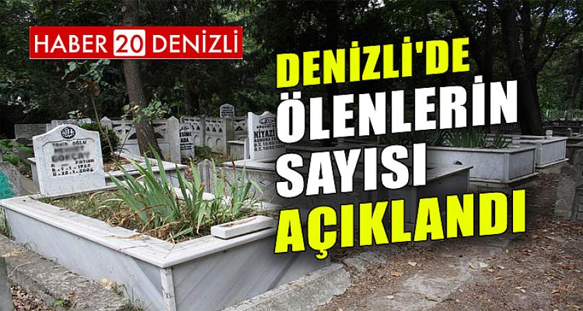 DENİZLİ'DE ÖLENLERİN SAYISI AÇIKLANDI