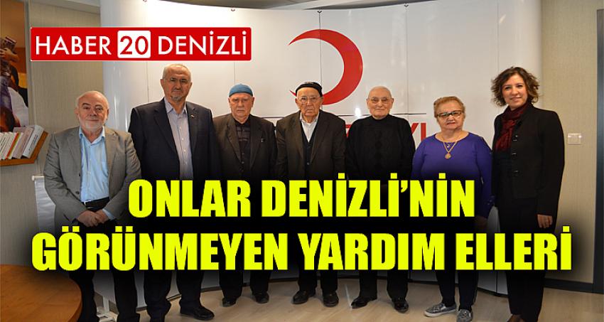 Onlar Denizli’nin görünmeyen yardım elleri