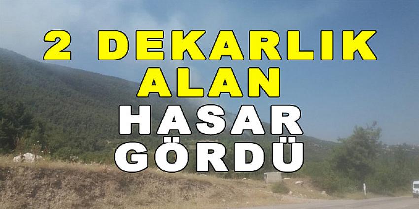 2 DEKARLIK ALAN HASAR GÖRDÜ