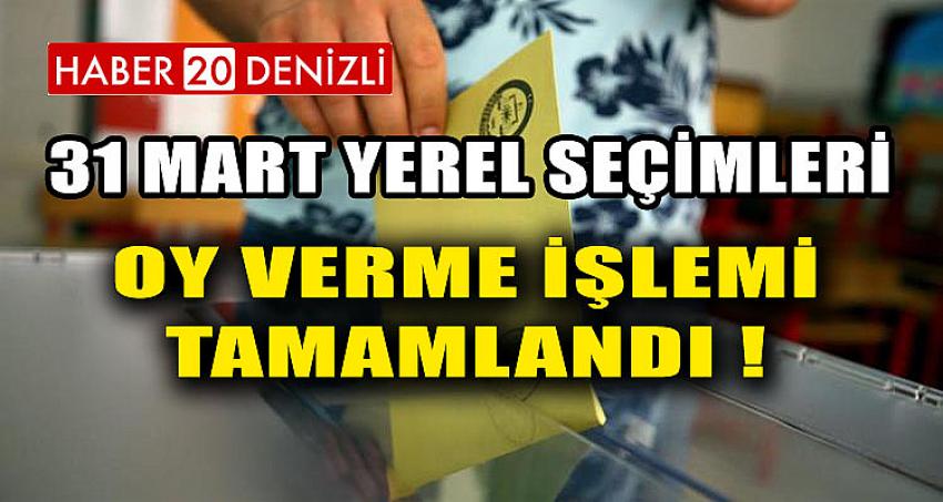 OY VERME İŞLEMİ TAMAMLANDI