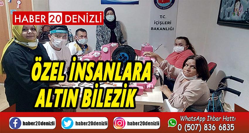 Özel insanlara altın bilezik