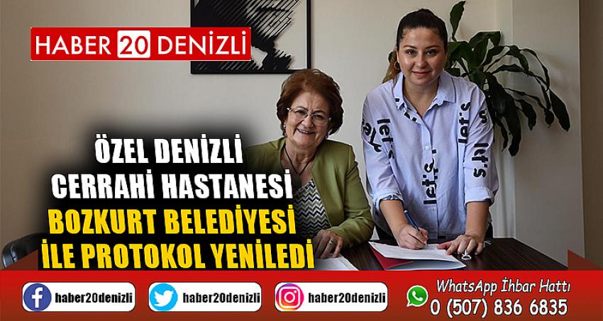 Özel Denizli Cerrahi Hastanesi, Bozkurt Belediyesi ile protokol yeniledi