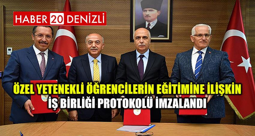 Özel Yetenekli Öğrencilerin Eğitimine İlişkin İş Birliği Protokolü İmzalandı