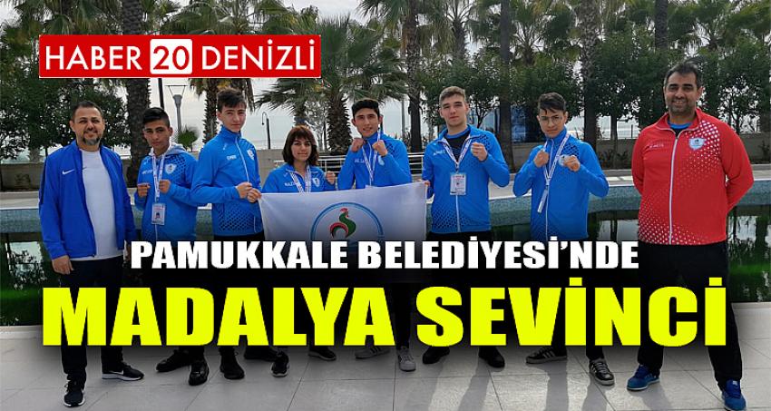 PAMUKKALE BELEDİYESİ’NDE MADALYA SEVİNCİ