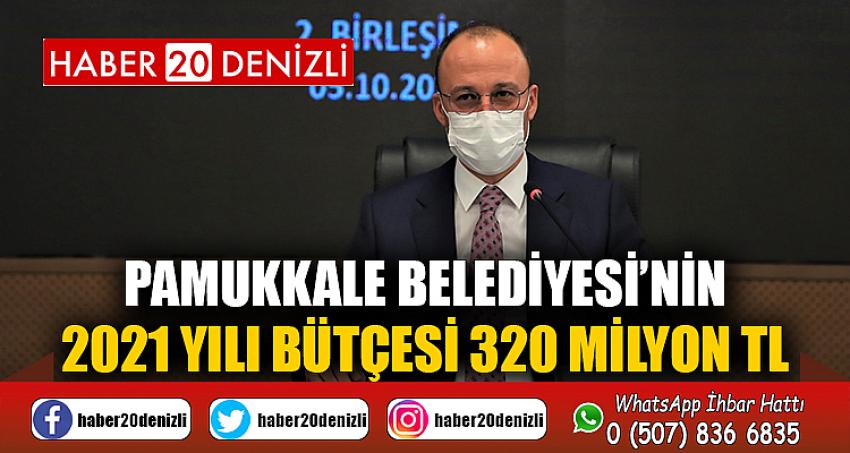 PAMUKKALE BELEDİYESİ’NİN 2021 YILI BÜTÇESİ 320 MİLYON TL