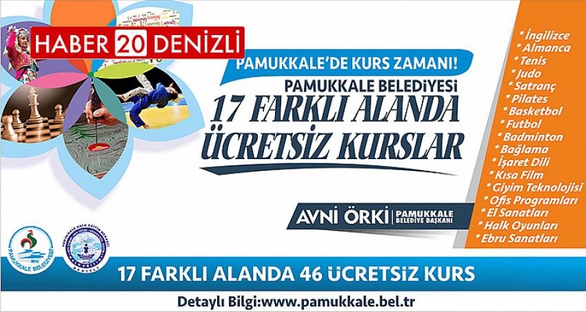 PAMUKKALE’DE KURS ZAMANI