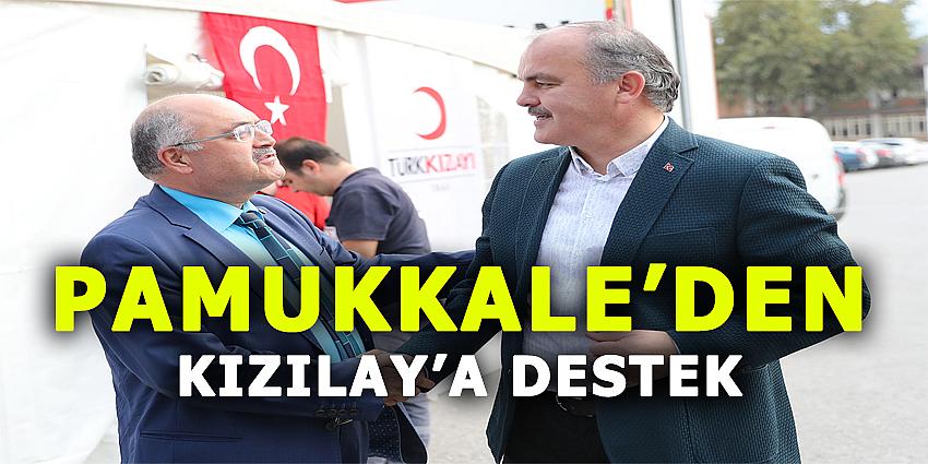 PAMUKKALE'DEN KIZILAY'A DESTEK