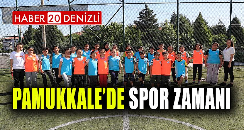 PAMUKKALE’DE SPOR ZAMANI