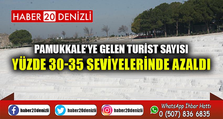 Pamukkale’ye gelen turist sayısı yüzde 30-35 seviyelerinde azaldı