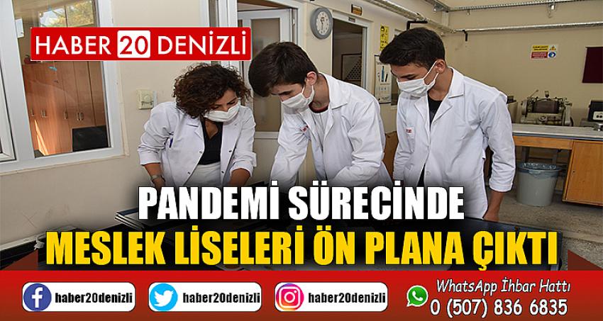 Pandemi sürecinde meslek liseleri ön plana çıktı