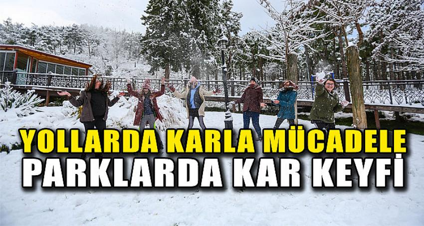 Yollarda karla mücadele, Parklarda kar keyfi