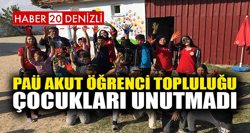 PAÜ AKUT Öğrenci Topluluğu Çocukları Unutmadı