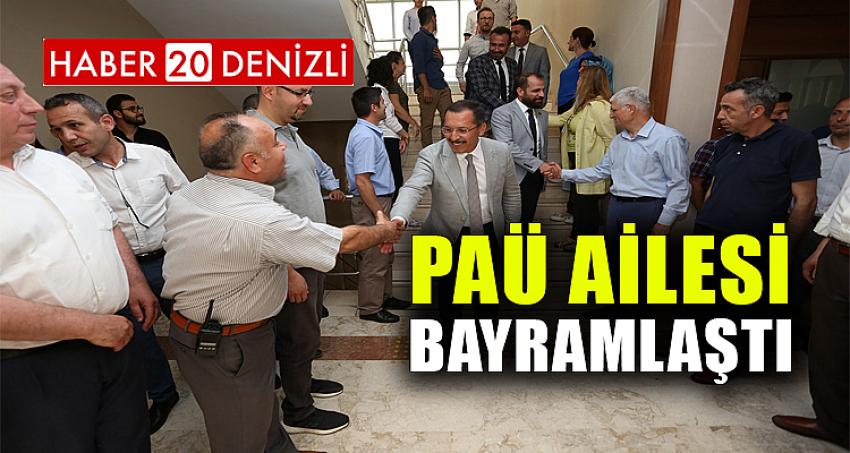 PAÜ Ailesi Bayramlaştı