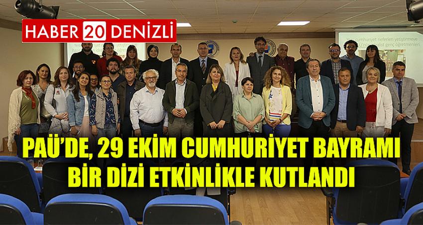 PAÜ’de, 29 Ekim Cumhuriyet Bayramı Bir Dizi Etkinlikle Kutlandı