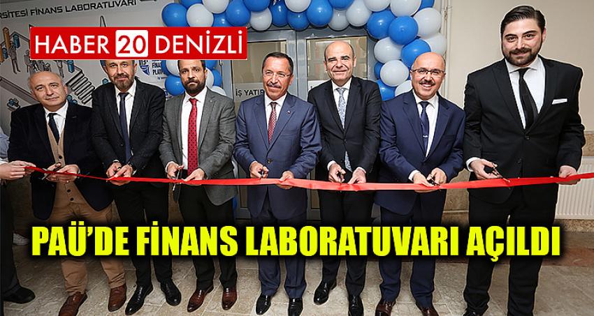 PAÜ’de Finans Laboratuvarı Açıldı