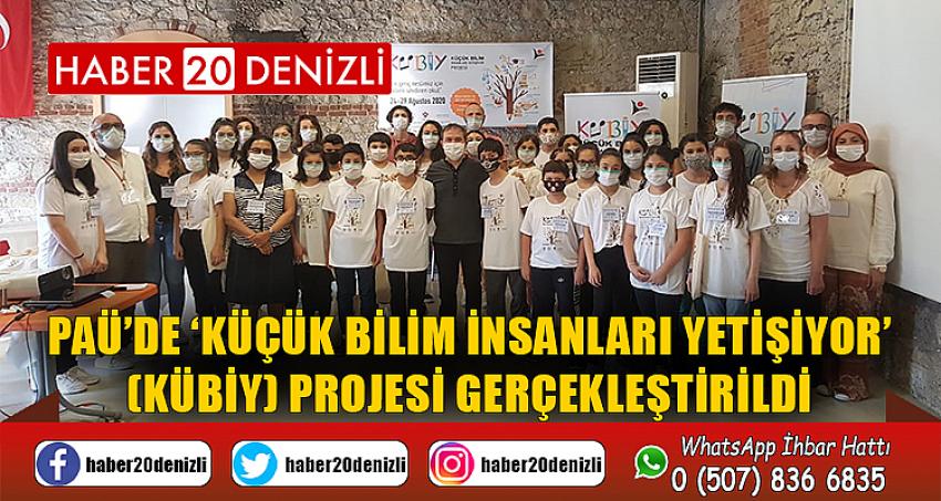 PAÜ’de ‘Küçük Bilim İnsanları Yetişiyor’ (KÜBİY) Projesi Gerçekleştirildi