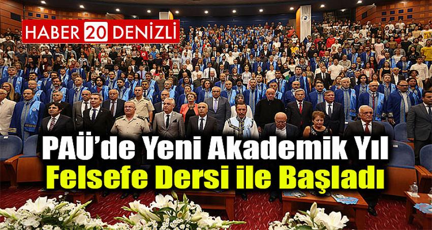 PAÜ’de Yeni Akademik Yıl Felsefe Dersi ile Başladı