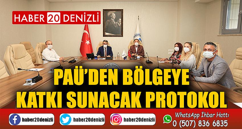 PAÜ’den Bölgeye Katkı Sunacak Protokol