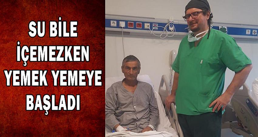 SU BİLE İÇEMEZKEN YEMEK YEMEYE BAŞLADI