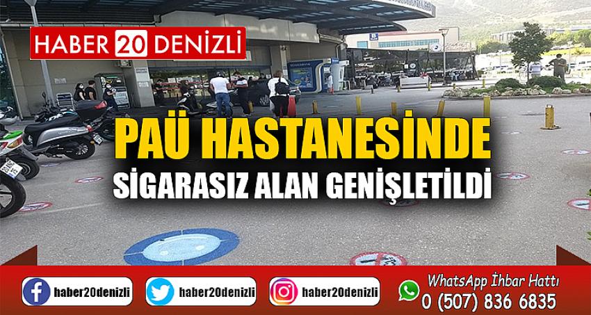 PAÜ Hastanesinde Sigarasız Alan Genişletildi