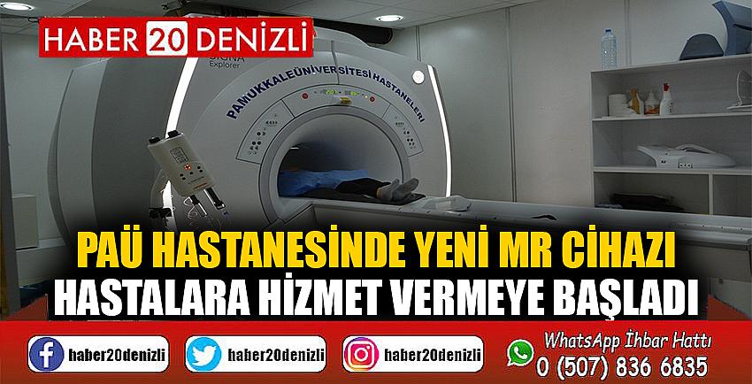 PAÜ Hastanesinde yeni MR cihazı hastalara hizmet vermeye başladı