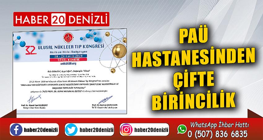 PAÜ Hastanesinden Çifte Birincilik