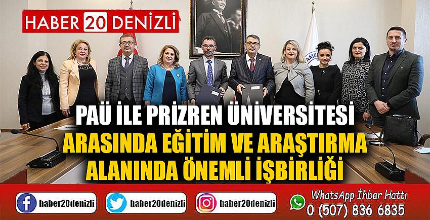 PAÜ ile Prizren Üniversitesi arasında eğitim ve araştırma alanında önemli işbirliği