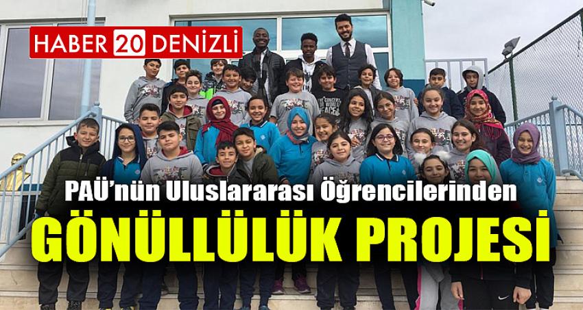 PAÜ’nün Uluslararası Öğrencilerinden Gönüllülük Projesi