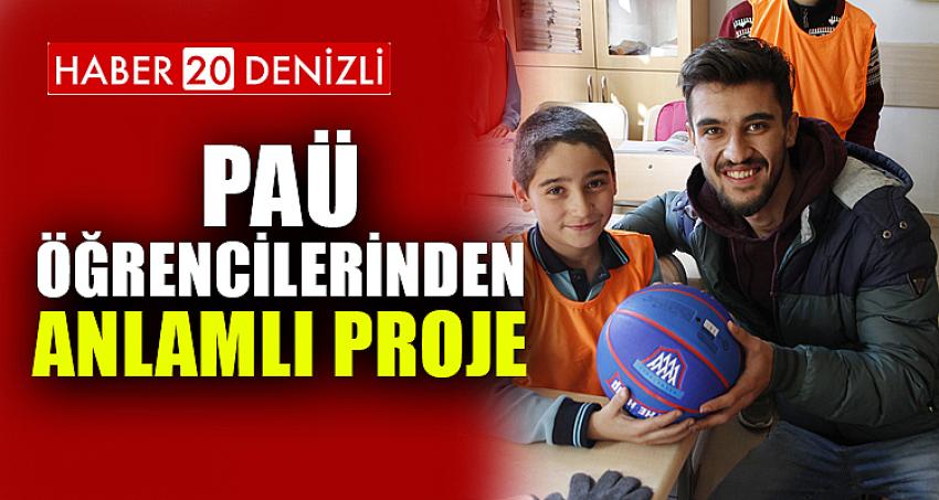 PAÜ Öğrencilerinden Anlamlı Proje