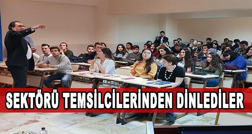 SEKTÖRÜ TEMSİLCİLERİNDEN DİNLEDİLER